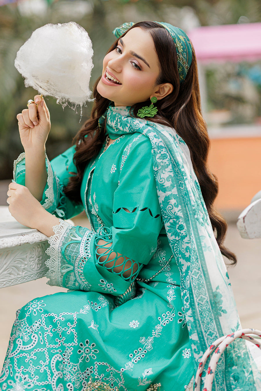 Zellbury Chikankari Embroidered Cotton Unstitched 3Pc Suit WUC25E34029