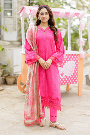 Zellbury Chikankari Embroidered Cotton Unstitched 3Pc Suit WUC25E34031