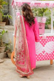 Zellbury Chikankari Embroidered Cotton Unstitched 3Pc Suit WUC25E34031