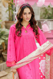 Zellbury Chikankari Embroidered Cotton Unstitched 3Pc Suit WUC25E34031