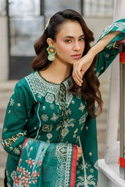 Zellbury Chikankari Embroidered Cotton Unstitched 3Pc Suit WUC25E34034