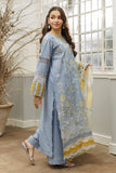 Zellbury Chikankari Embroidered Cotton Unstitched 3Pc Suit WUC25E34041