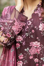 Zellbury Chikankari Embroidered Cotton Unstitched 3Pc Suit WUC25E34040