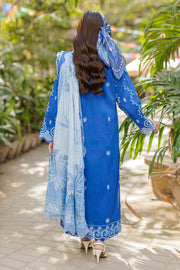 Zellbury Chikankari Embroidered Cotton Unstitched 3Pc Suit WUC25E34043