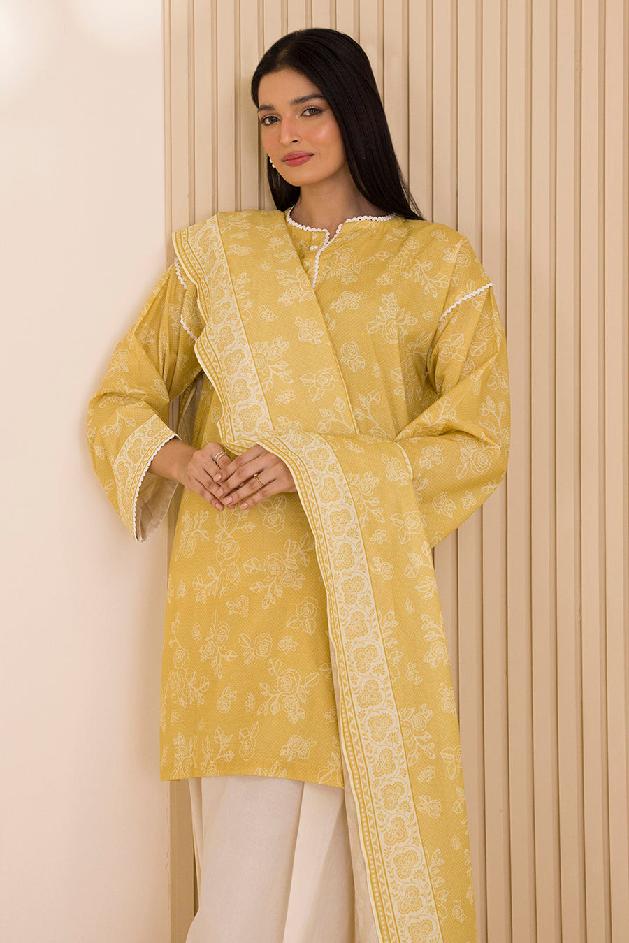 Zellbury Printed Cotton Unstitched 2Pc Suit WUC25X20001