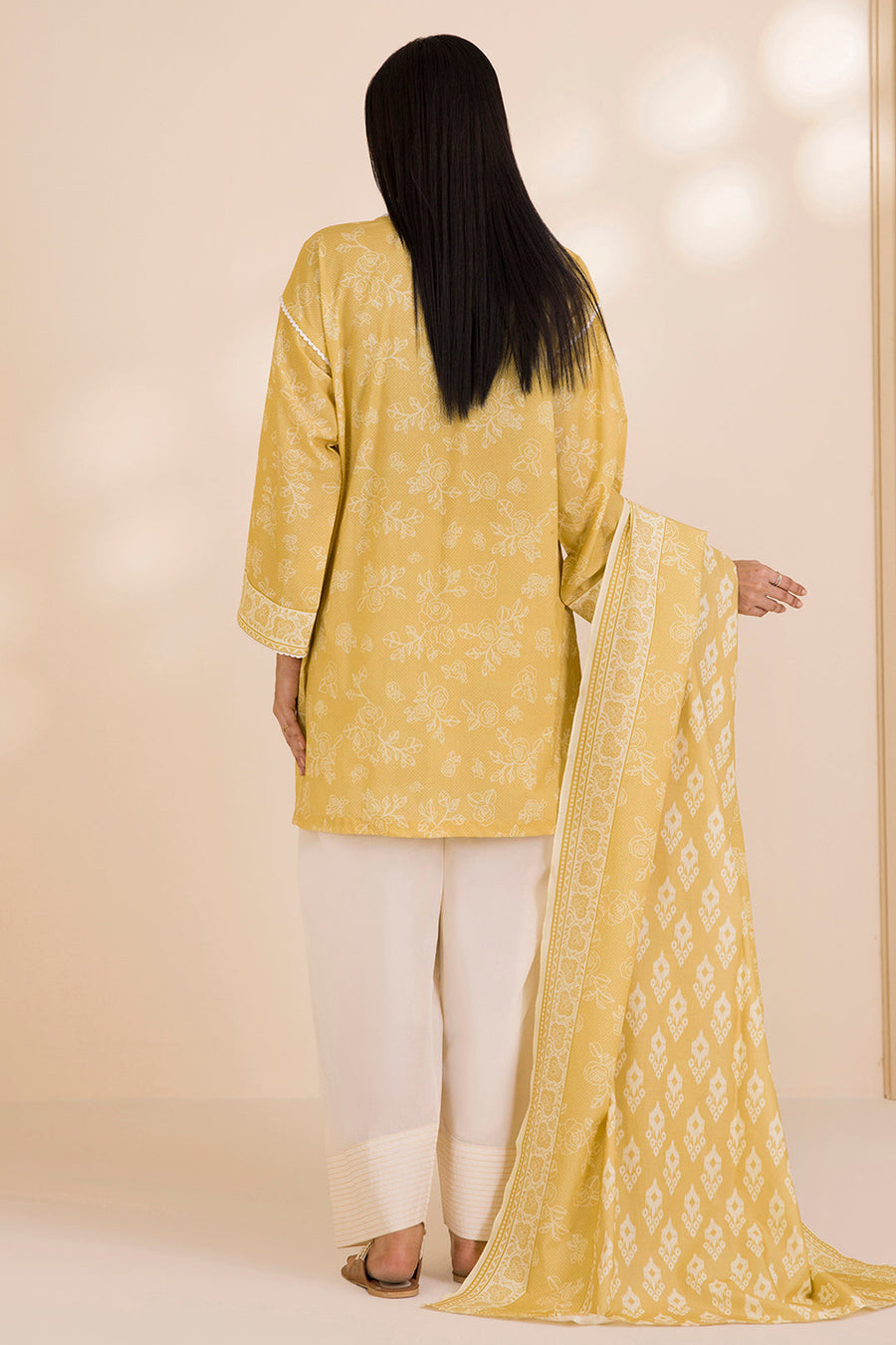 Zellbury Printed Cotton Unstitched 2Pc Suit WUC25X20001