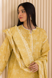 Zellbury Printed Cotton Unstitched 2Pc Suit WUC25X20001