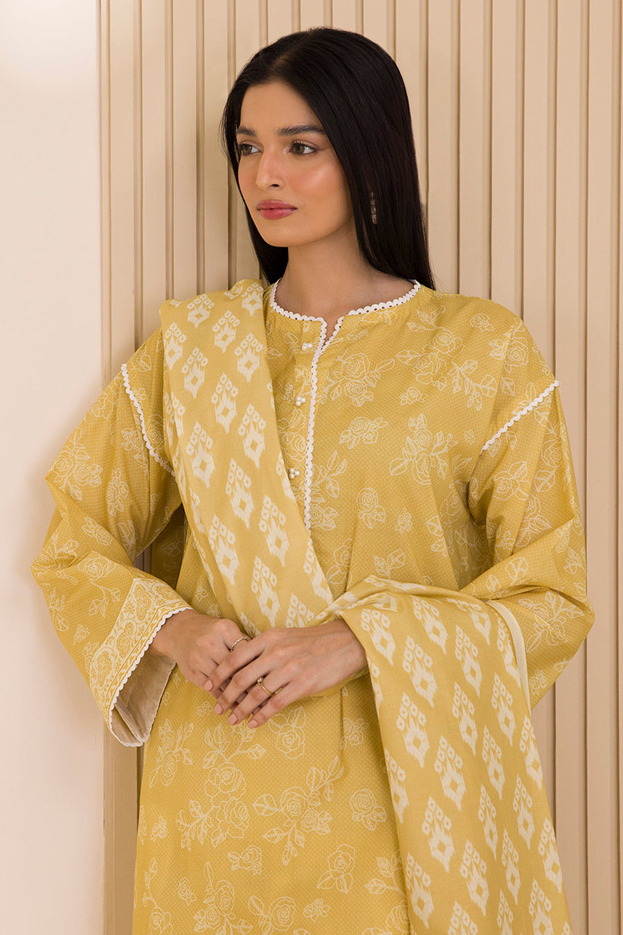 Zellbury Printed Cotton Unstitched 2Pc Suit WUC25X20001