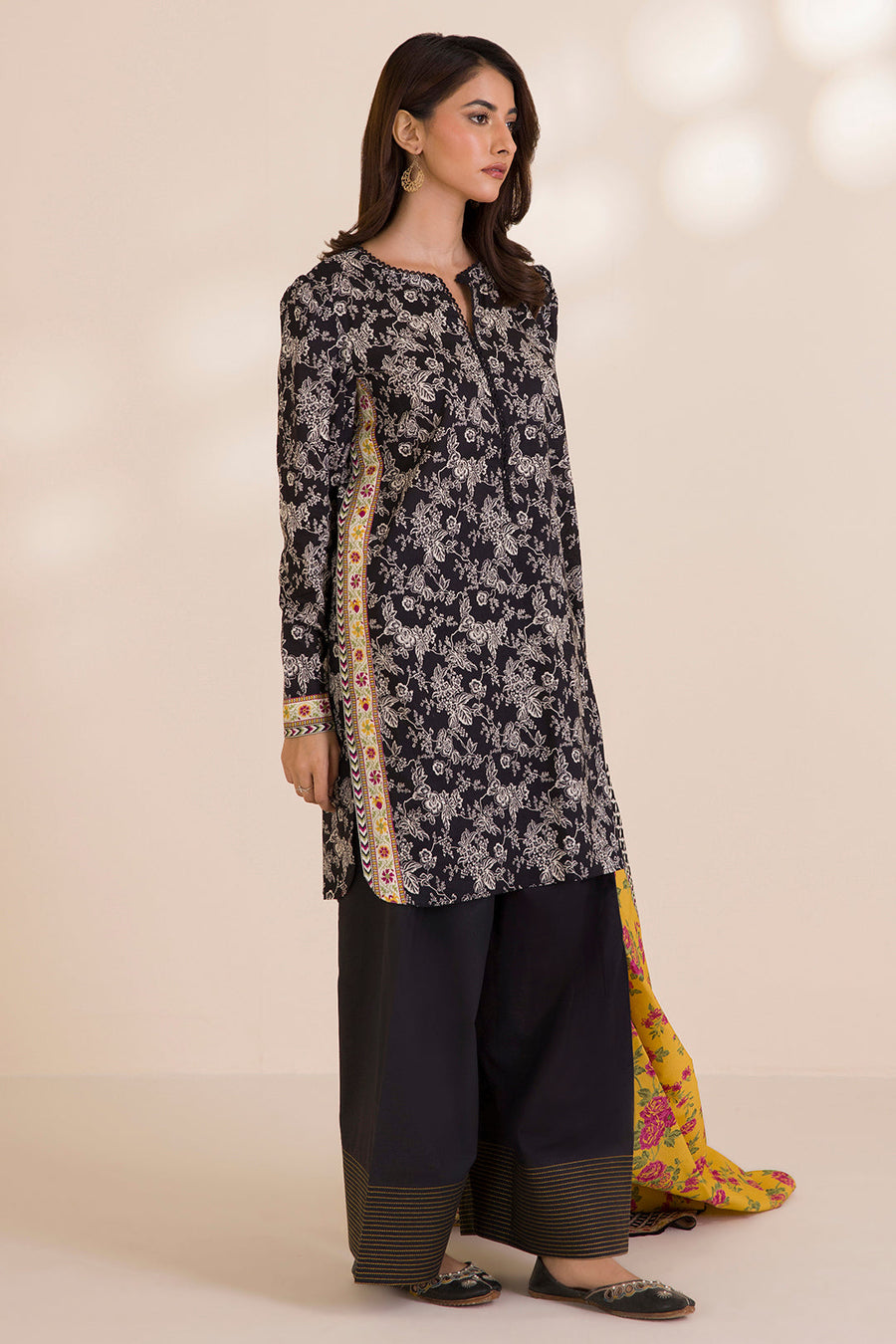 Zellbury Printed Cotton Unstitched 2Pc Suit WUC25X20004