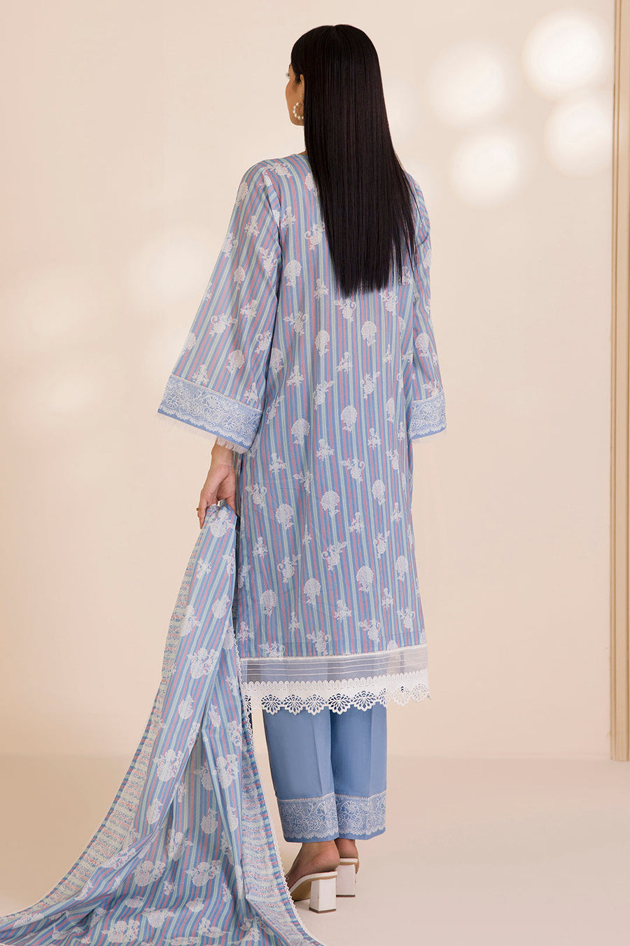 Zellbury Printed Cotton Unstitched 2Pc Suit WUC25X20006