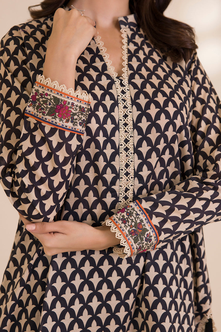 Zellbury Printed Cotton Unstitched 2Pc Suit WUC25X20008