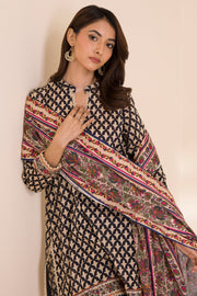 Zellbury Printed Cotton Unstitched 2Pc Suit WUC25X20008