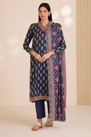Zellbury Printed Cotton Unstitched 3Pc Suit WUC25X30020