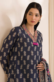 Zellbury Printed Cotton Unstitched 3Pc Suit WUC25X30020
