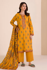 Zellbury Printed Cotton Unstitched 3Pc Suit WUC25X30021