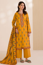 Zellbury Printed Cotton Unstitched 3Pc Suit WUC25X30021