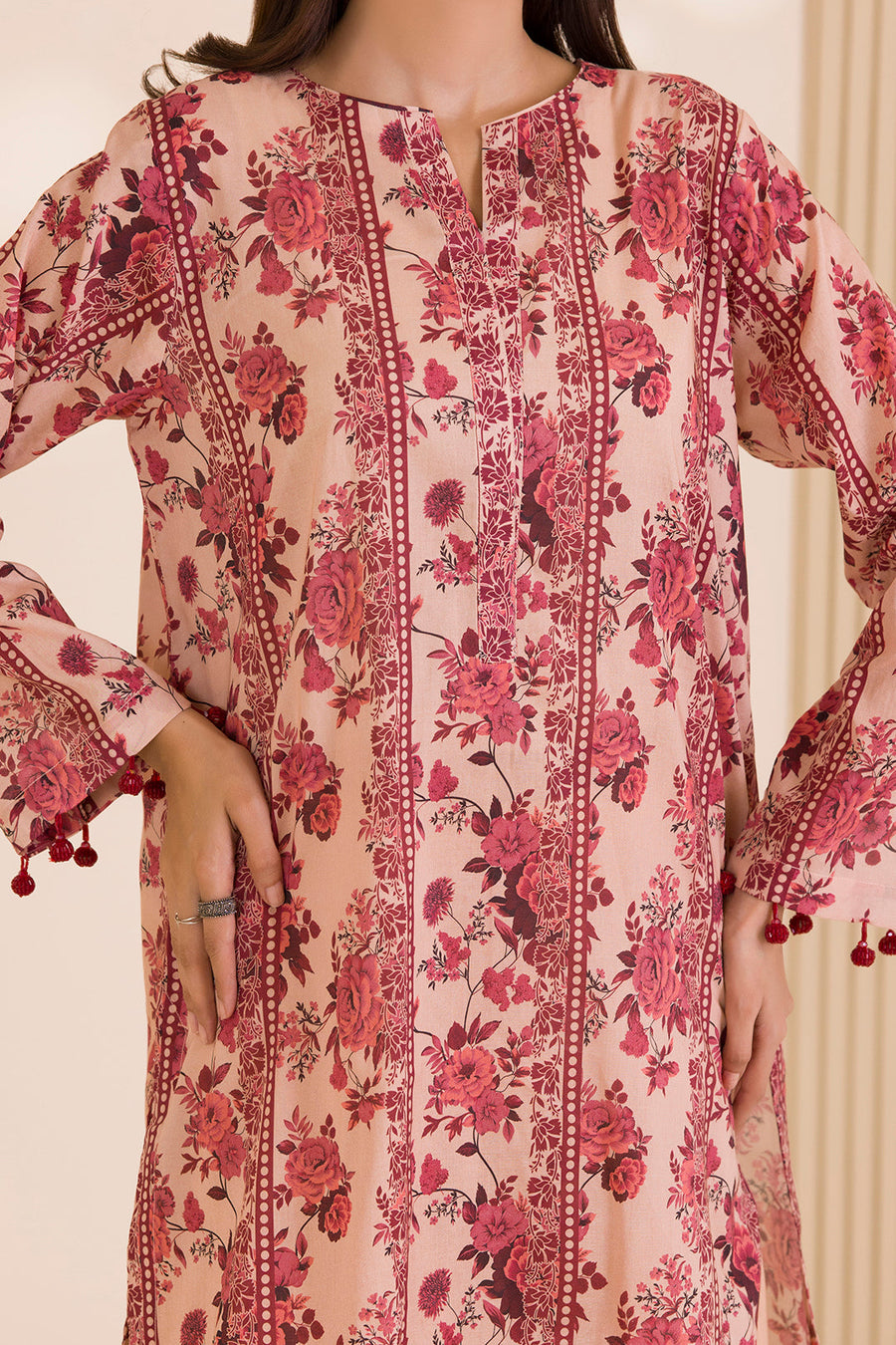 Zellbury Printed Cotton Unstitched 3Pc Suit WUC25X30023