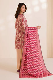 Zellbury Printed Cotton Unstitched 3Pc Suit WUC25X30023