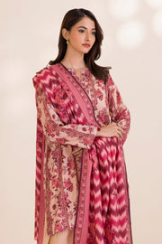 Zellbury Printed Cotton Unstitched 3Pc Suit WUC25X30023