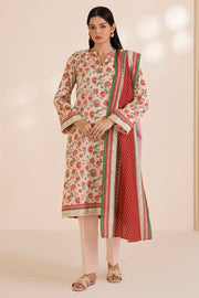 Zellbury Printed Cotton Unstitched 3Pc Suit WUC25X30025
