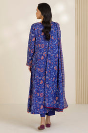 Zellbury Printed Cotton Unstitched 3Pc Suit WUC25X30027