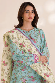 Zellbury Printed Cotton Unstitched 3Pc Suit WUC25X30031