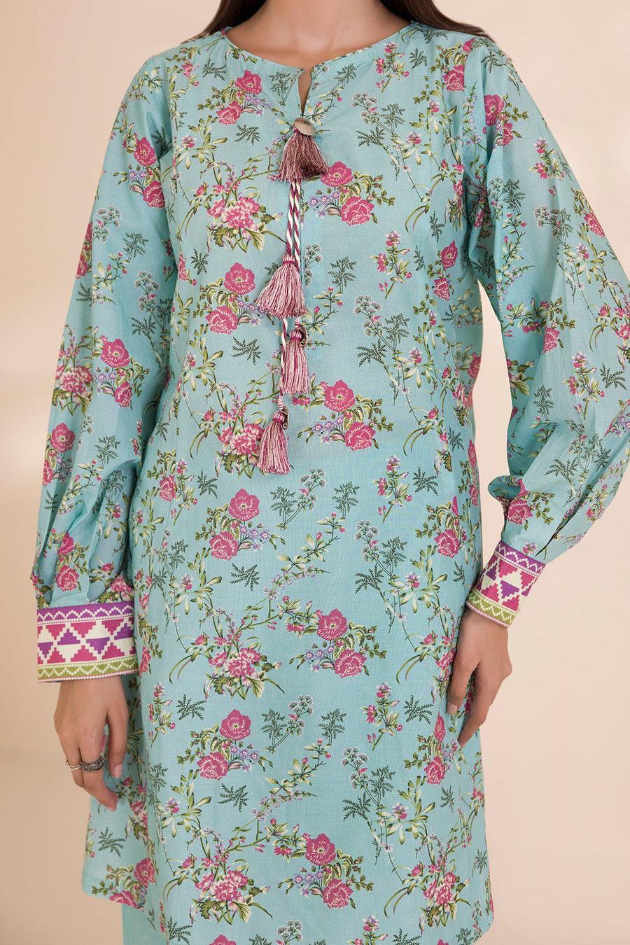Zellbury Printed Cotton Unstitched 3Pc Suit WUC25X30031