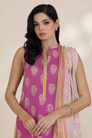 Zellbury Printed Cotton Unstitched 3Pc Suit WUC25X30034