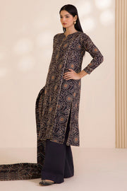 Zellbury Printed Cotton Unstitched 3Pc Suit WUC25X30035