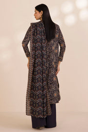 Zellbury Printed Cotton Unstitched 3Pc Suit WUC25X30035
