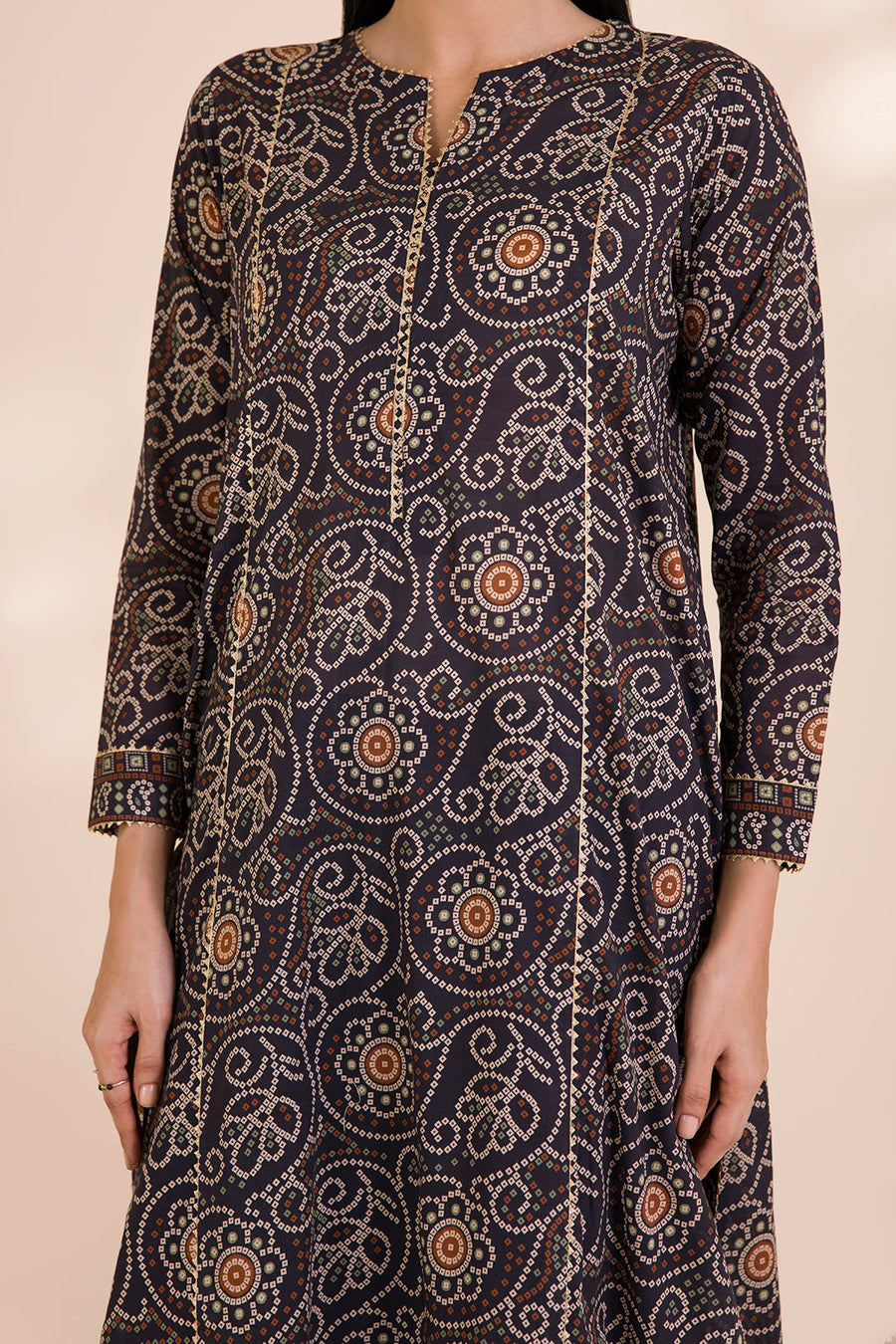 Zellbury Printed Cotton Unstitched 3Pc Suit WUC25X30035