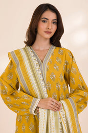 Zellbury Printed Cotton Unstitched 3Pc Suit WUC25X30037