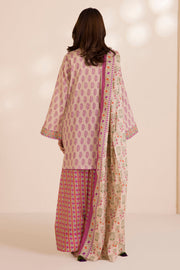 Zellbury Printed Cotton Unstitched 3Pc Suit WUC25X30038