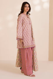 Zellbury Printed Cotton Unstitched 3Pc Suit WUC25X30038