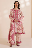 Zellbury Printed Cotton Unstitched 3Pc Suit WUC25X30039