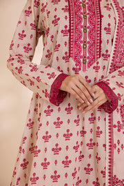Zellbury Printed Cotton Unstitched 3Pc Suit WUC25X30039