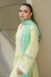 Zellbury Chikankari Embroidered Cotton Unstitched 3Pc Suit WUC26E34046