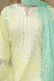 Zellbury Chikankari Embroidered Cotton Unstitched 3Pc Suit WUC26E34046