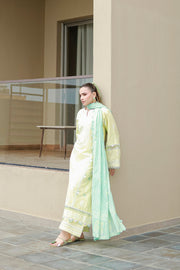 Zellbury Chikankari Embroidered Cotton Unstitched 3Pc Suit WUC26E34046