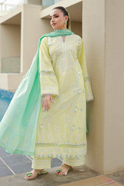 Zellbury Chikankari Embroidered Cotton Unstitched 3Pc Suit WUC26E34046