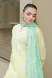 Zellbury Chikankari Embroidered Cotton Unstitched 3Pc Suit WUC26E34046