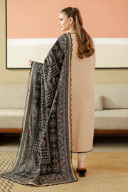 Zellbury Chikankari Embroidered Cotton Unstitched 3Pc Suit WUC26E34047