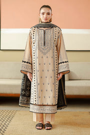 Zellbury Chikankari Embroidered Cotton Unstitched 3Pc Suit WUC26E34047