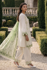Zellbury Chikankari Embroidered Cotton Unstitched 3Pc Suit WUC26E34049