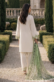 Zellbury Chikankari Embroidered Cotton Unstitched 3Pc Suit WUC26E34049