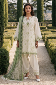 Zellbury Chikankari Embroidered Cotton Unstitched 3Pc Suit WUC26E34049
