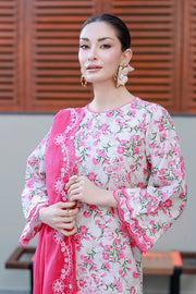 Zellbury Chikankari Embroidered Cotton Unstitched 3Pc Suit WUC26E34051