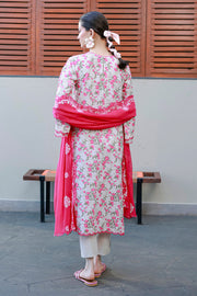 Zellbury Chikankari Embroidered Cotton Unstitched 3Pc Suit WUC26E34051