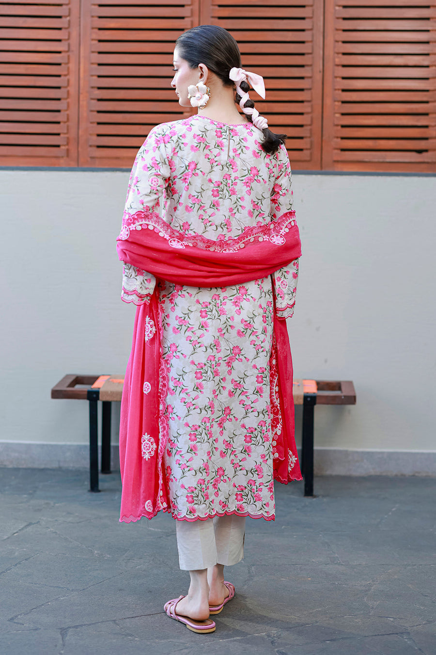 Zellbury Chikankari Embroidered Cotton Unstitched 3Pc Suit WUC26E34051