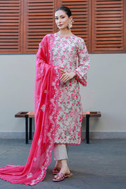 Zellbury Chikankari Embroidered Cotton Unstitched 3Pc Suit WUC26E34051